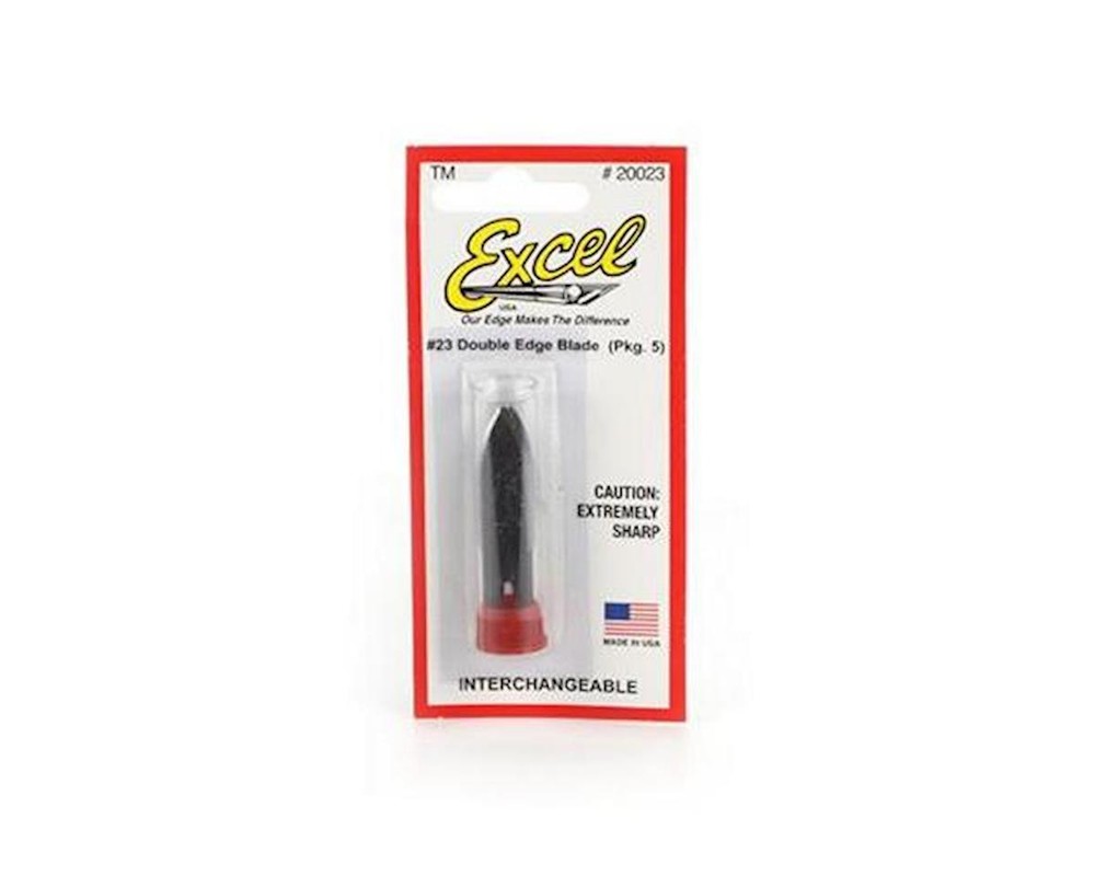 Excel 20023 Medium Duty Double Edge Blades 5-Pack Carded