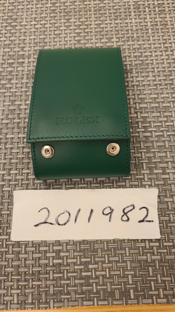 Rolex Customer Service Green Leather Pouch Submariner Daytona GMT Master-image