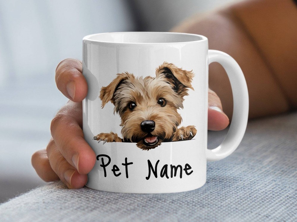 Custom Dog Mug Cute Personalized Pet Name Coffee Cup Animal Lover Gift Unique Ha