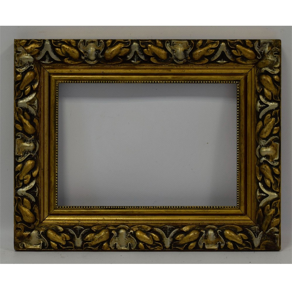 Ca 1920-1940 Old frame original condition gold painted Internal: 11.8 x 8.1 in