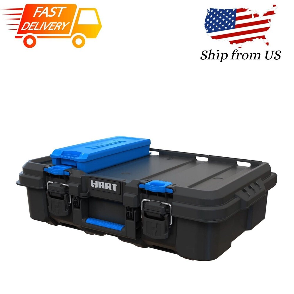 Stack Modular Storage System Tool Box Blue Small Parts Case And Dividers