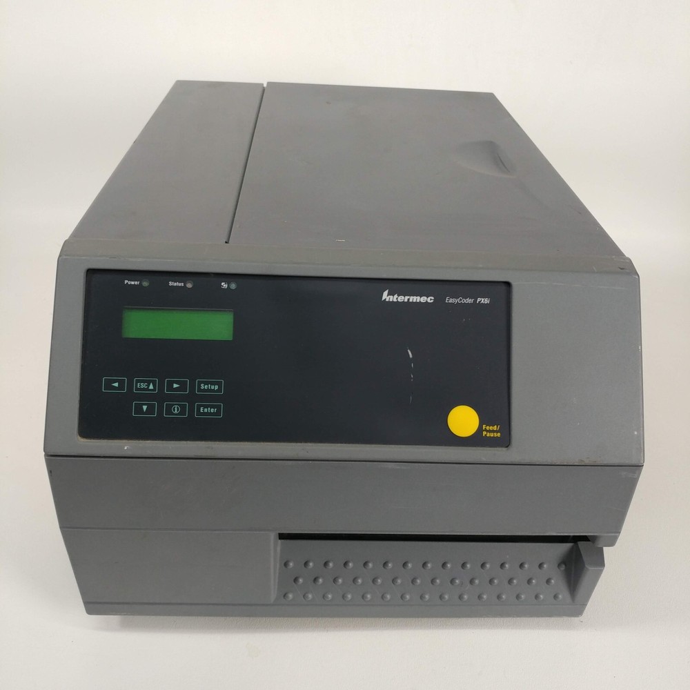Intermec Easycoder PX6i Barcode Label Printer Direct Thermal Untested As-Is