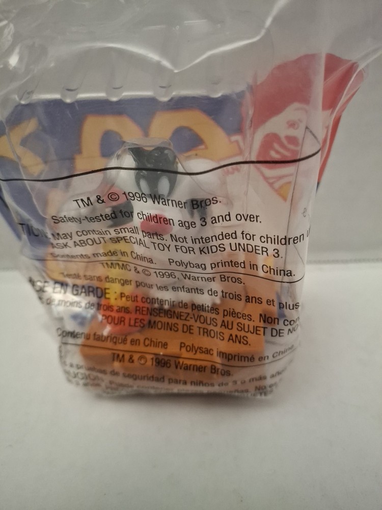 Vintage 1996 McDonald’s Happy Meal Space Jam (Toy Sylvester & Tweety  #7)SEALED