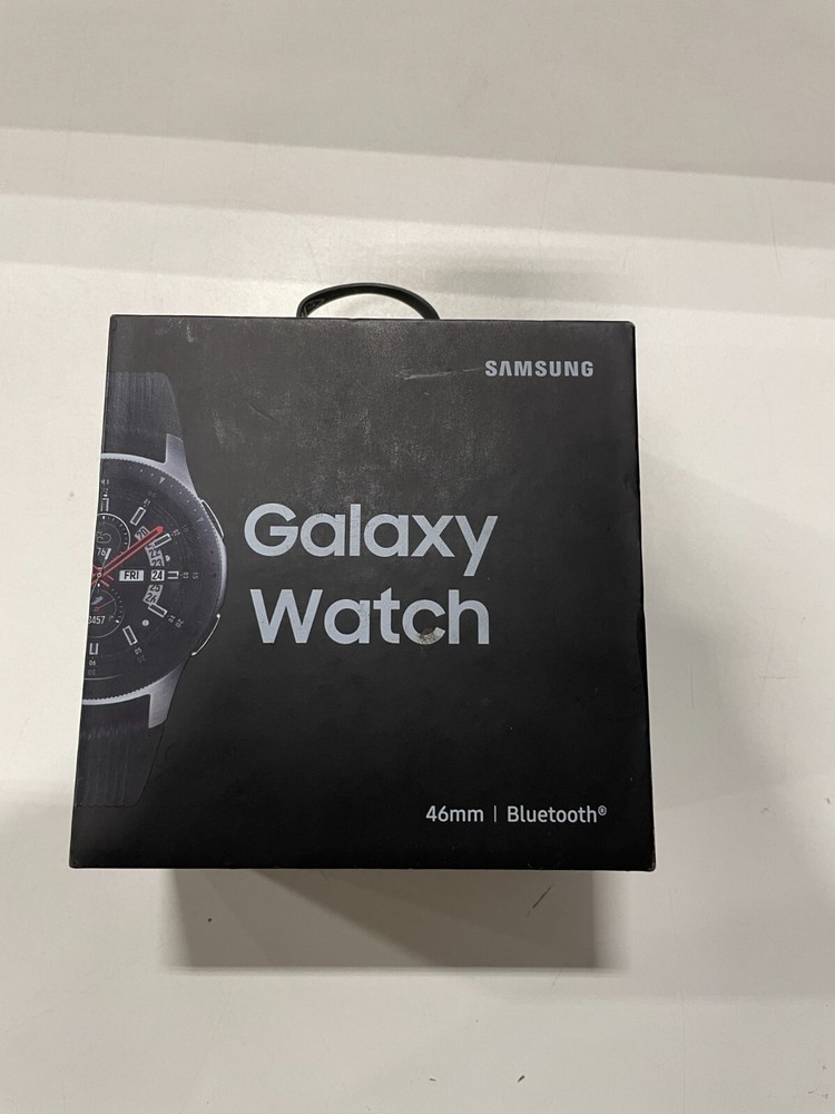 Samsung Galaxy 46mm Smartwatch SM-R800 Silver Case with Onyx Black Band