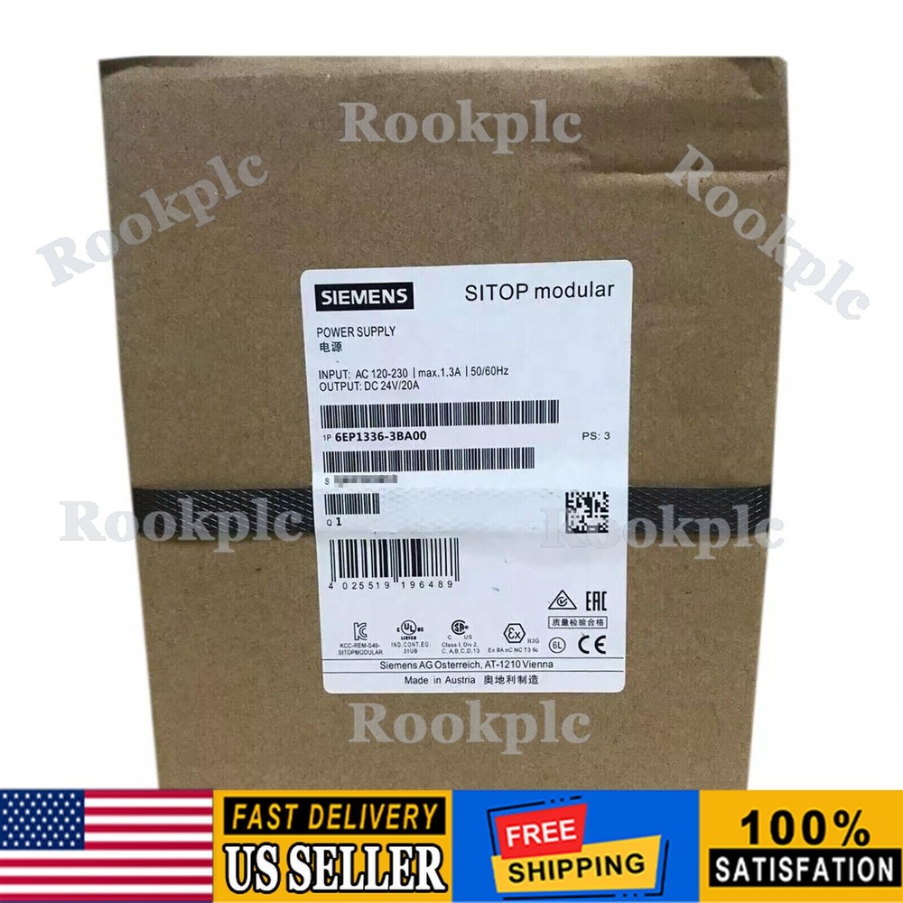 New Siemens 6EP1336-3BA00 SITOP Modular Stabilized Power Supply 6EP1 336-3BA00