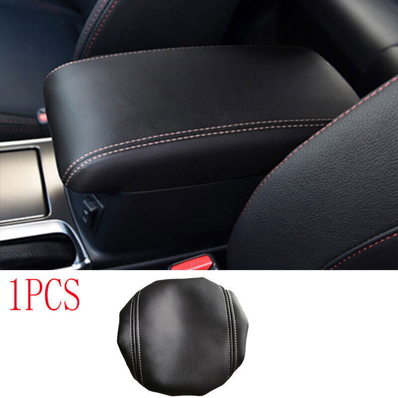 For Mazda 6 2004-2015 Black Leather PU Middle Console Armrest Box Cover Cap Trim