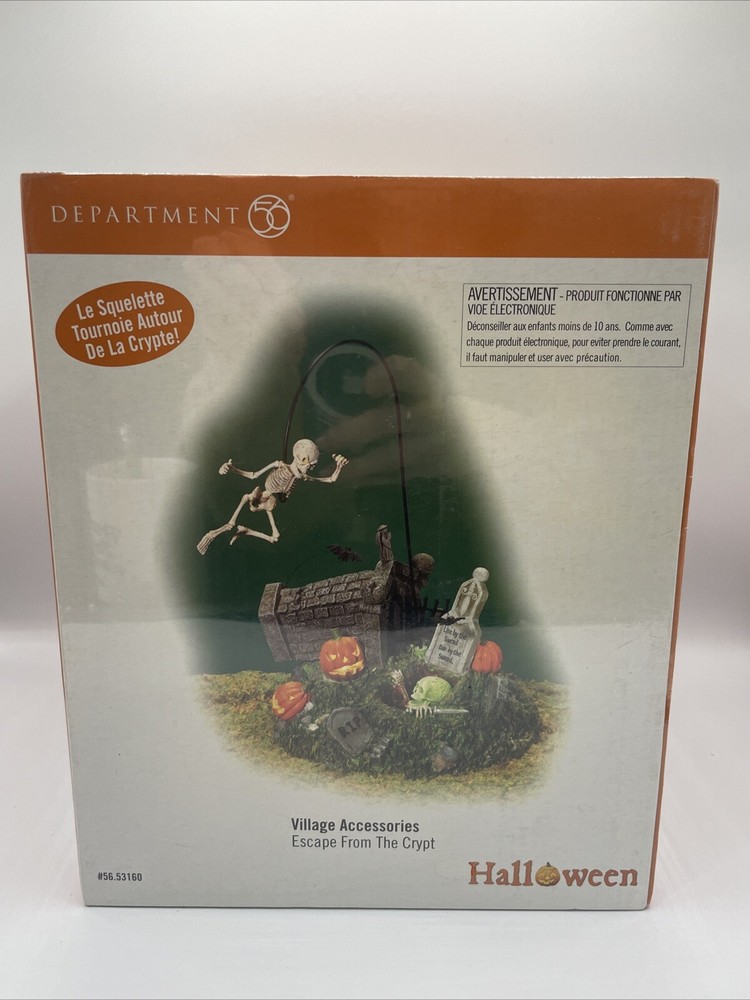 Department 56 Halloween Escape from The Crypt Village Accessories New Sealed