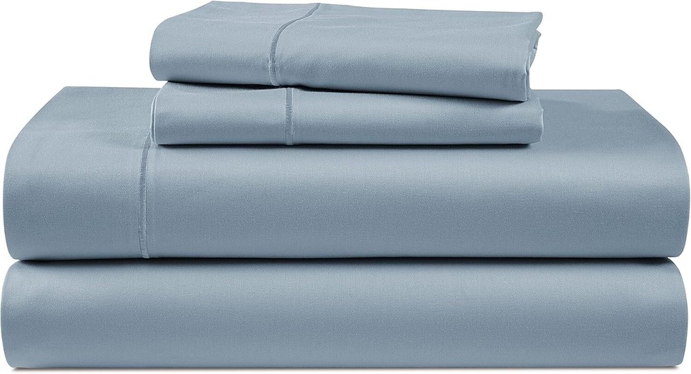 Luxury French Blue California King Sheet Set - 100% Egyptian Cotton