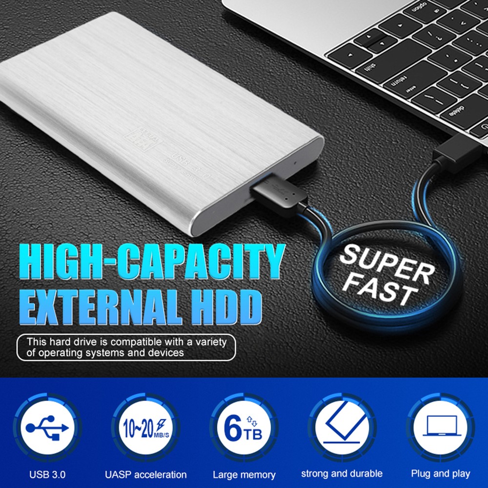 1-30TB High-Speed External Hard Drive for Android Phones  