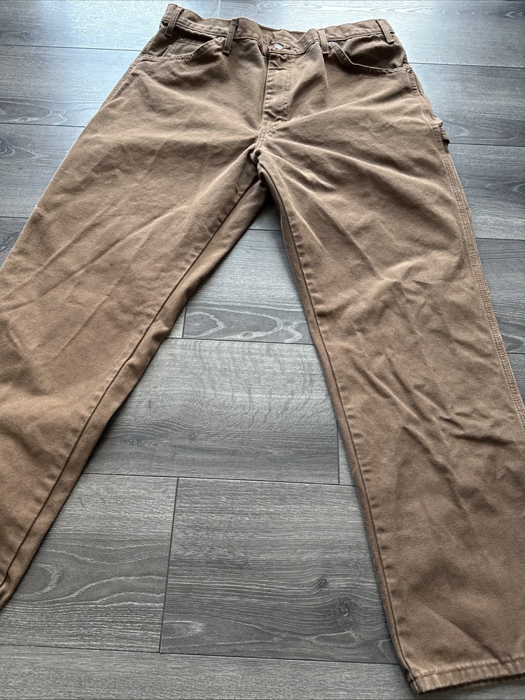 Dickies Heavy Duty Carpenter Work Pants 36x30 Canvas Utility