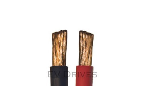 Welding Cable 6 AWG, Black & Red - Sold by the Foot (For Golf Carts / EV)