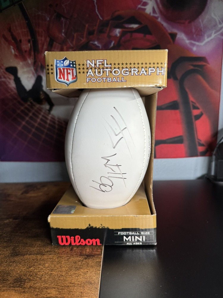 JJ Watt Houston Texans Signed Autographed Football size mini