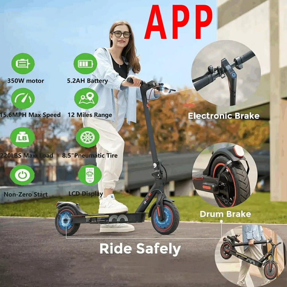 Foldable Kick Scooter with 8.5