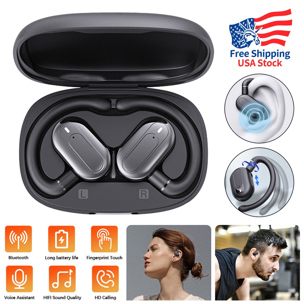 OWS Sports Wireless Earphones Bluetooth 5.4 Open-Ear Headset for Outdoor Activities