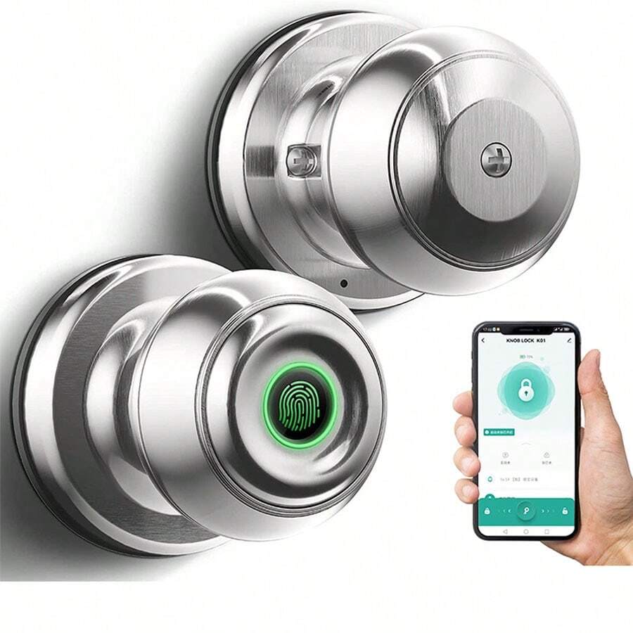 Smart Fingerprint Door Lock – Biometric Keyless Entry for Enhanced Security  