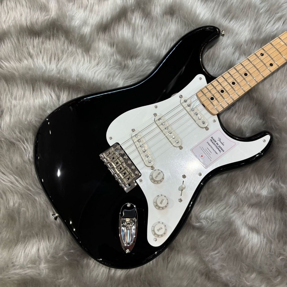 Fender Made in Japan Traditional 50s Stratocaster Maple Fingerboard Black Elec