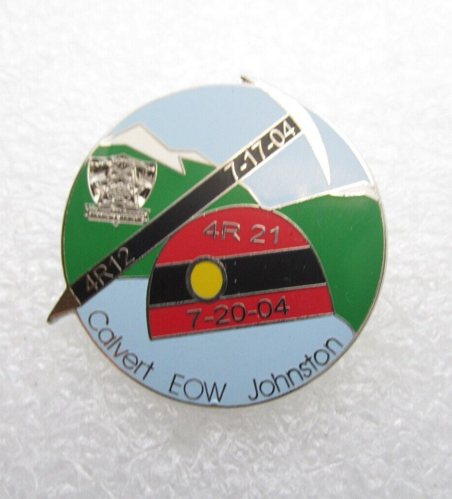 7-17-2024 R12 Calvert EOW Johnston Lapel Pin (C956)