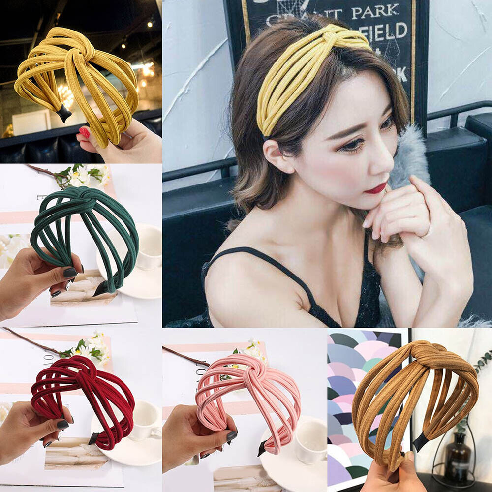 1pcs  Korean Fashion Wide Hairband Scrunchy Women Girls Hair Head Accessories
