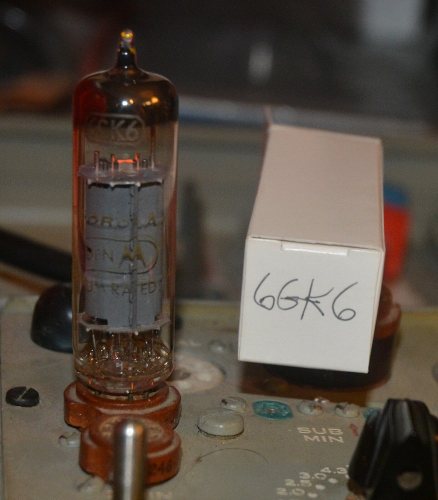 Motorola 6GK6 Vacuum Tube - Tested Good on TV-7D/U Tester
