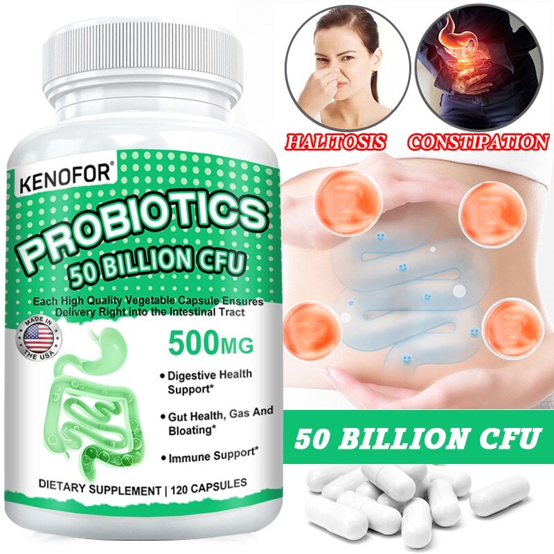 Daily Probiotics To Balance Your Gut with Antibiotics, Strong Immunity