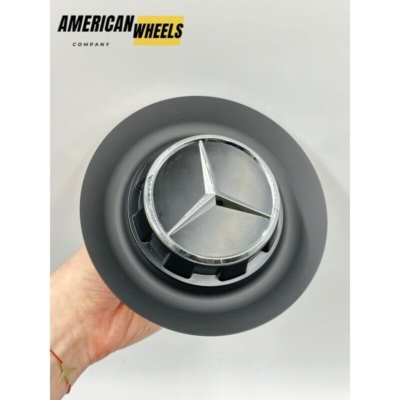 Mercedes Benz C63s E63s CLS63s AMG black center cap wheel hub cover A0004001100