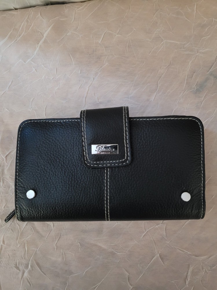Buxton Black Leather Wallet