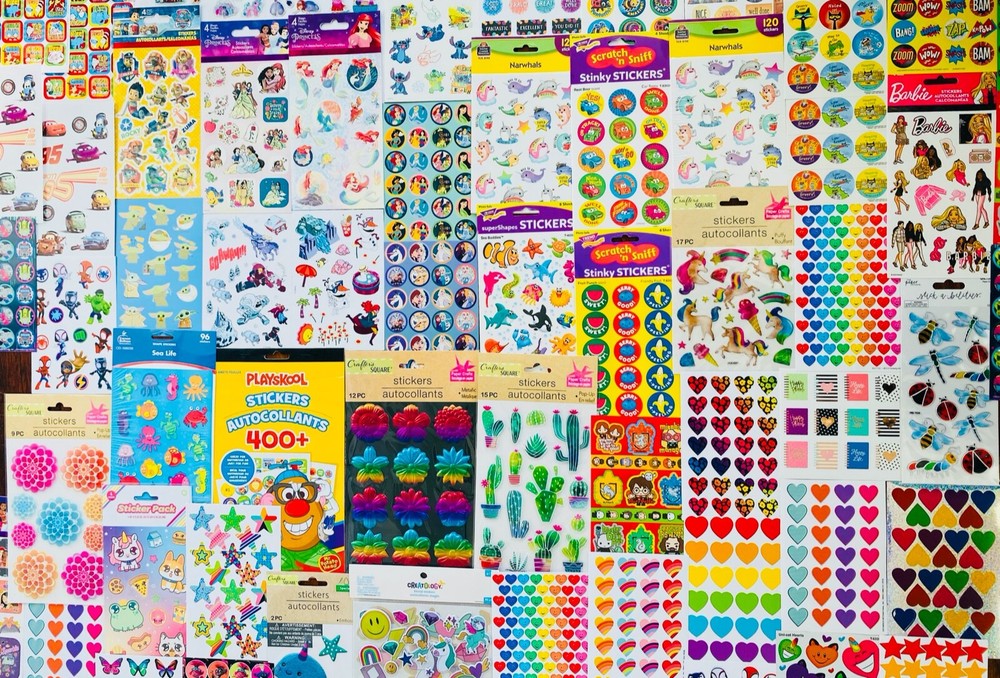 Valentines Day Sticker Sheets - 19 Pack for Kids Teachers Teens Boys Girls School