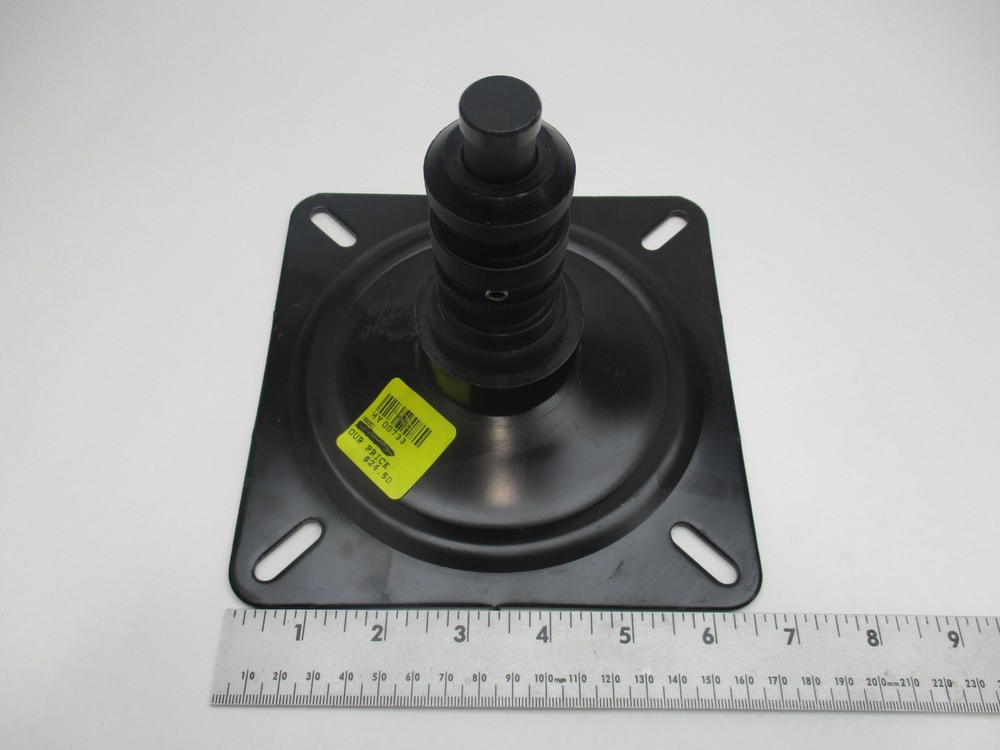 Black 7x7 Marine Boat Seat Mount for Secure Installation