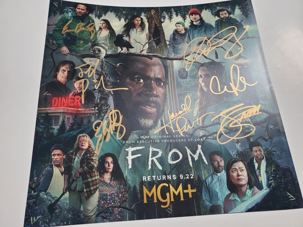 FROM Cast Signed Promo Poster SDCC 2024 Season 3 MGM+ Eion Bailey David Alpay-image