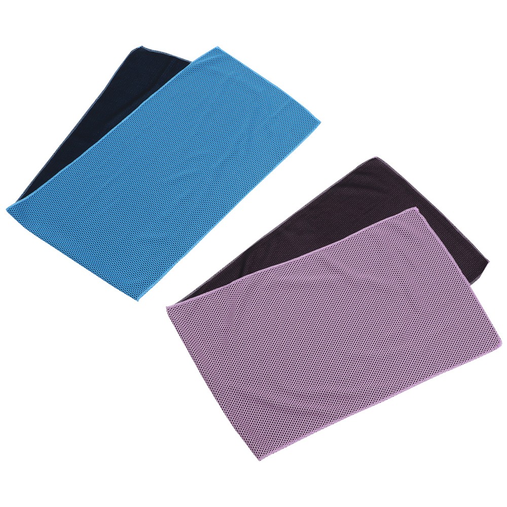 2 Pcs Cold Towel Pet Ice Scarf Cooling for Dogs outside Fitness Summer Towels