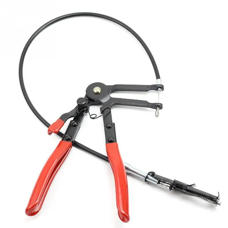Vehicle Hose Clamp Tool - Flexible Long Reach Cable Pliers