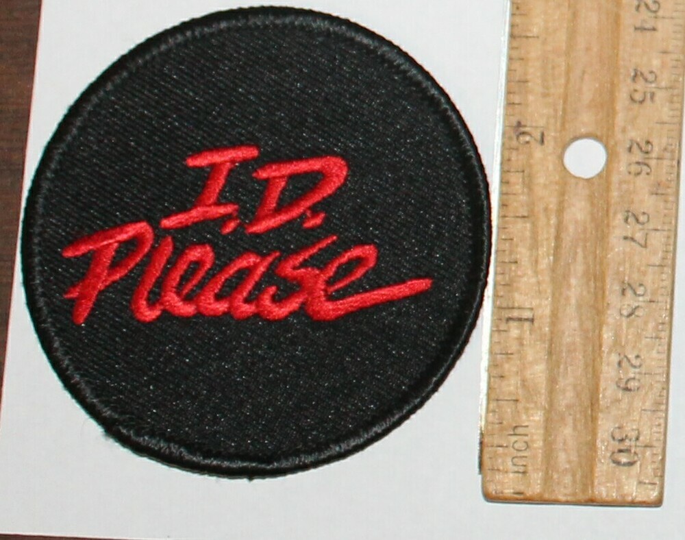 Enhance your style with the trendy I.D Please patch design