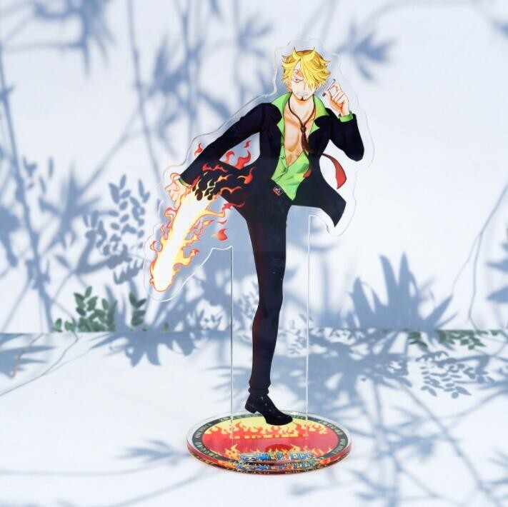Anime Acrylic Sanji big stand card PVC Figure New No Box toy 16cm
