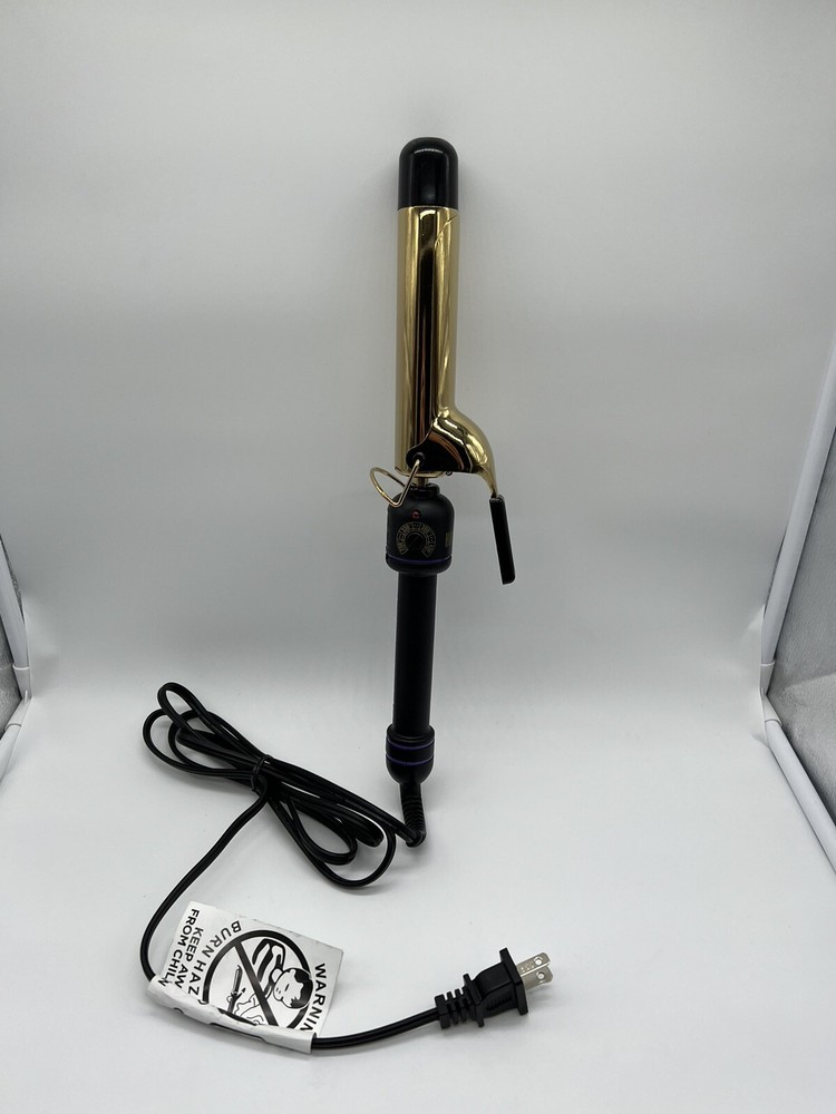 Hot Tools Gold 1.25 Inch Professional Curling Iron Wand Signature Series