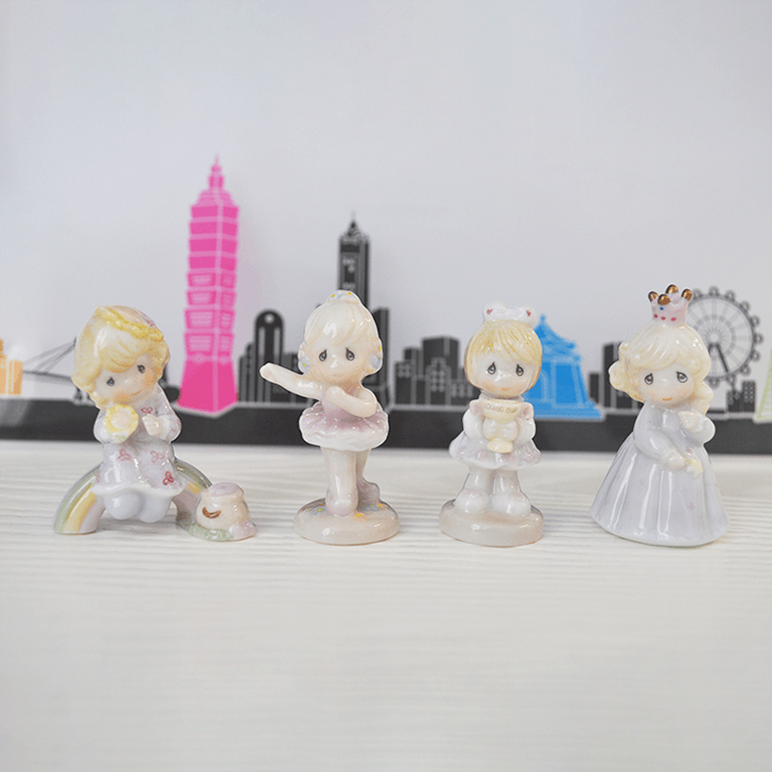 Precious Moments Ballet Girl Princesses Figurine Ceramic Statue Collectible Gift