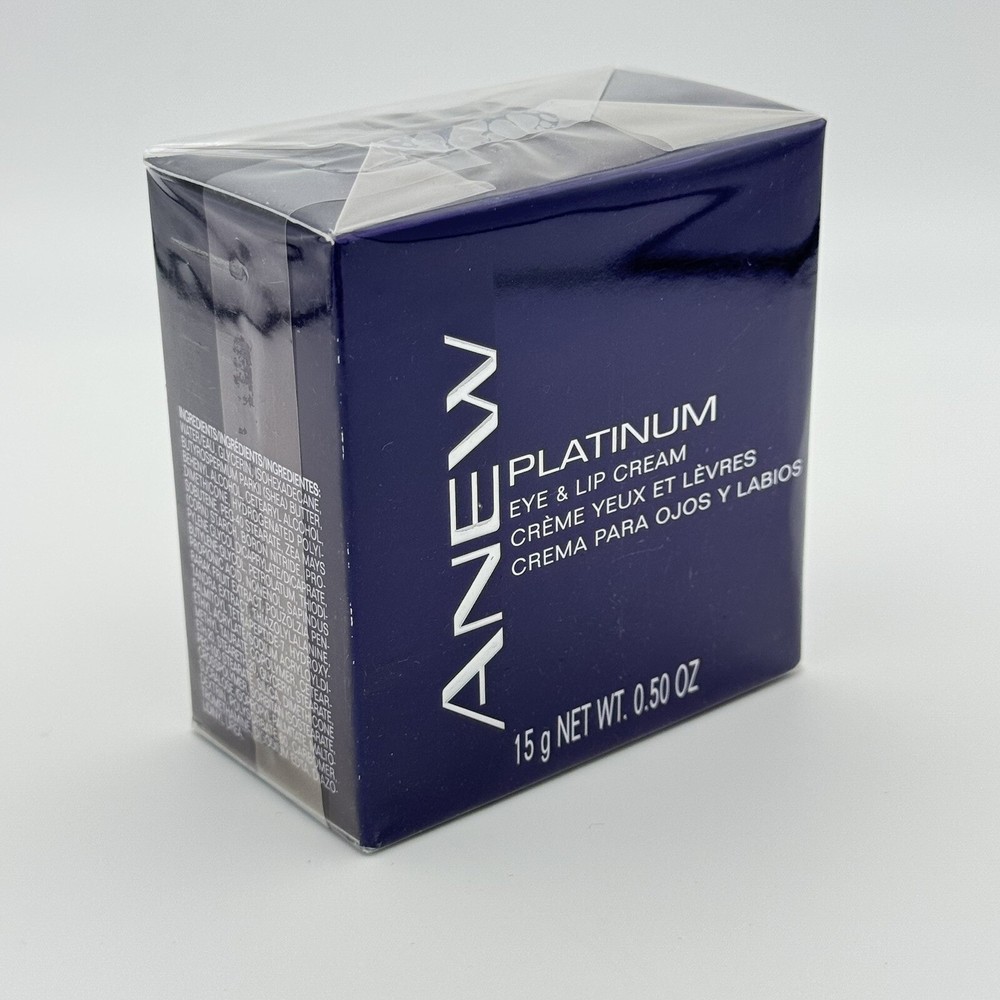 Avon Anew Platinum EYE & LIP Cream 0.50 OZ - NEW SEALED! Older Stock
