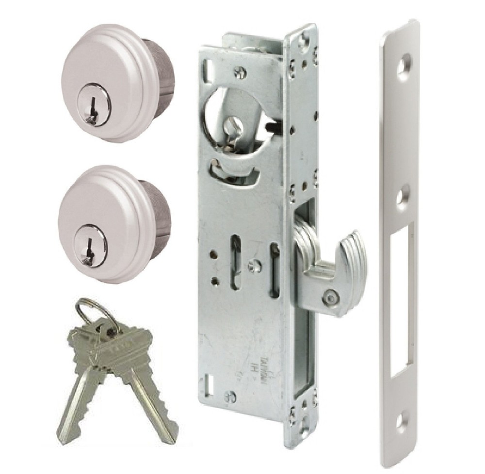 Heavy-Duty Hook Deadbolt Mortise Lock for Sliding Gates & Metal Store Doors