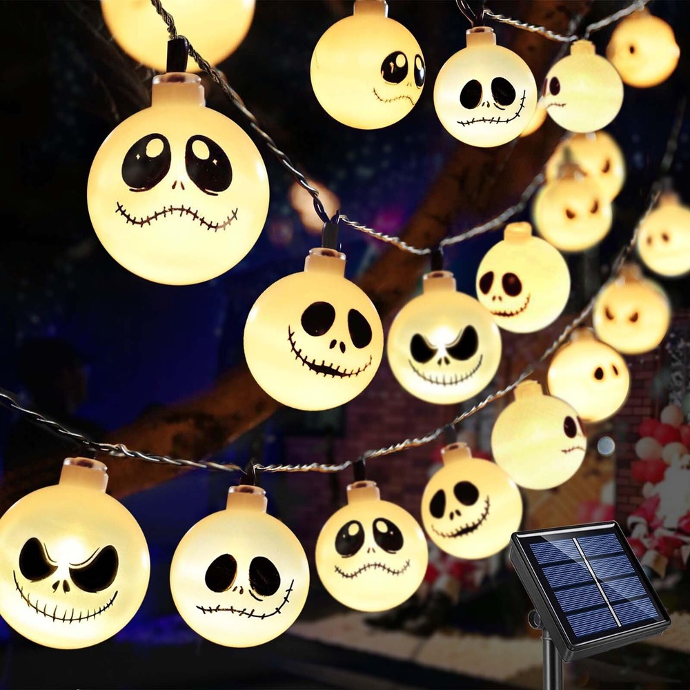 Solar Powered Xmas Lights, 8 Modes, 30 LEDs, Waterproof, Auto On/Off, Long La...