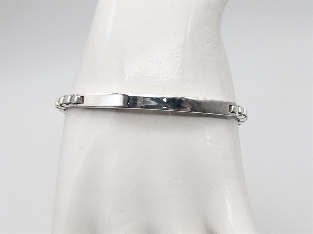 RARE Tiffany & Co ID BAR Sterling Silver Bracelet COOL
