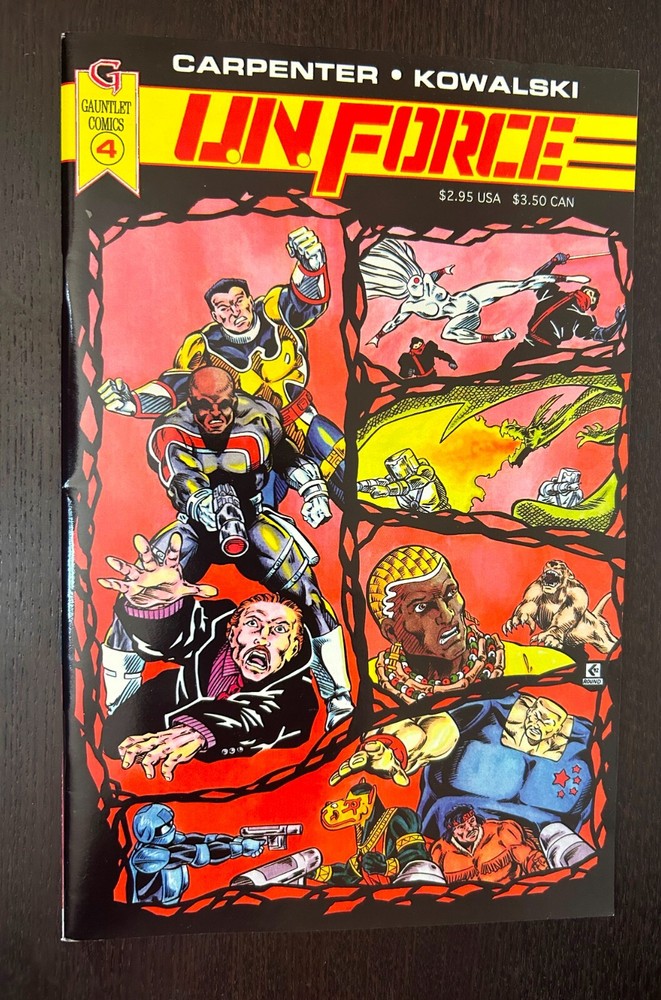 UN FORCE #4 (Gauntlet Comics 1993) -- Independent Superheroes -- VF/NM