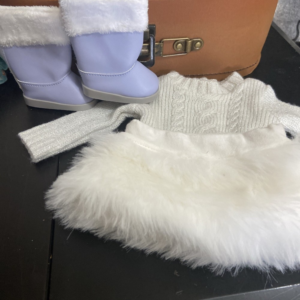 2012 American Girl Doll Soft As Snow Outfit Winter Wear