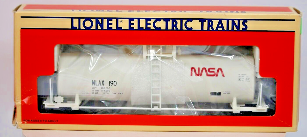 Lionel 6-17899 O Gauge LCCA 1992 NASA Unibody Tank 190 Convention Car NOS 1:48