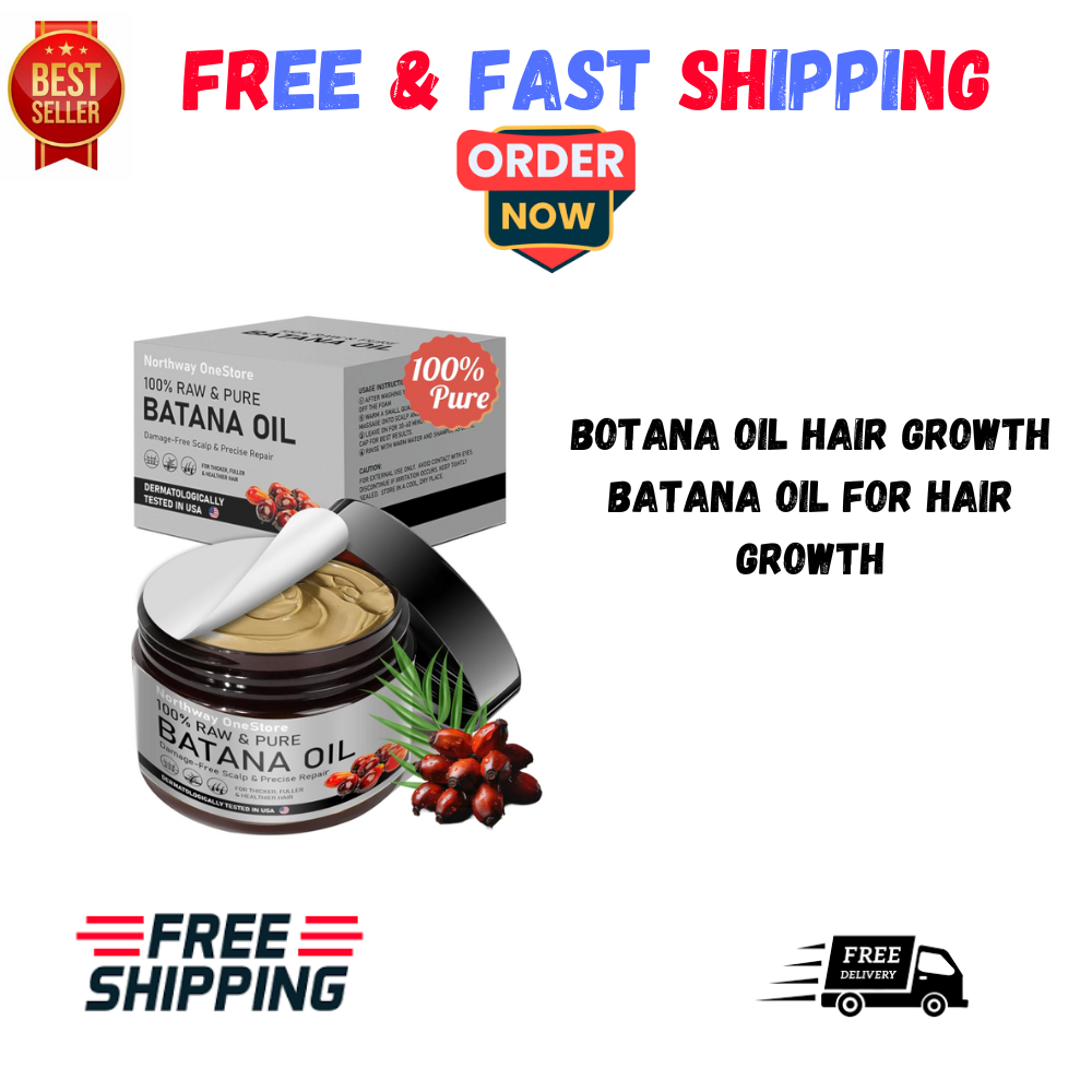 Botana Oil Hair Growth Batana Oil for Hair Growth Dr Sebi Organic,100 Percent Pu