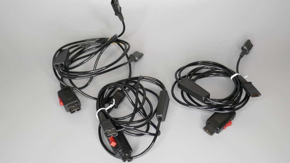 Plantronics 27019-01 Headset Training Cord Cable Lead Y Adapter Lot of 3