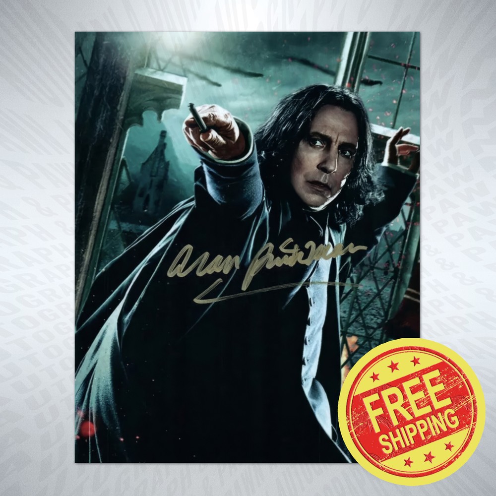 Alan Rickman Autograph Reprint Signed 8x10 Photo Signature Poster BUY NOW