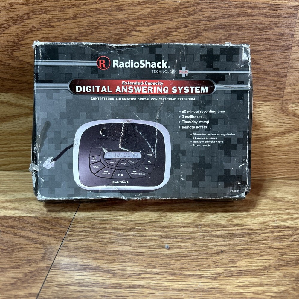 Radio Shack T8 Digital Answering System with Extended Capacity