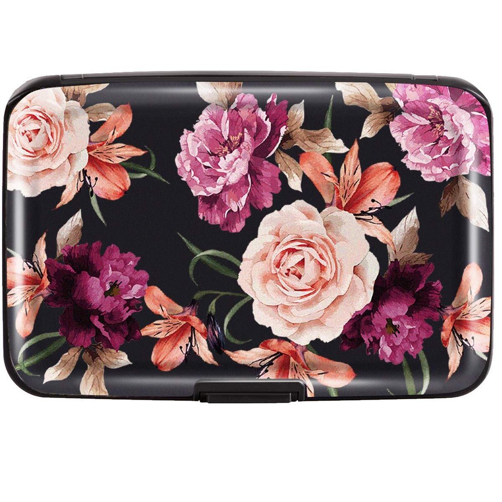 Slim RFID-Blocking Credit Card Holder for Women – Mini Hard Case for IDs & Cards  -image