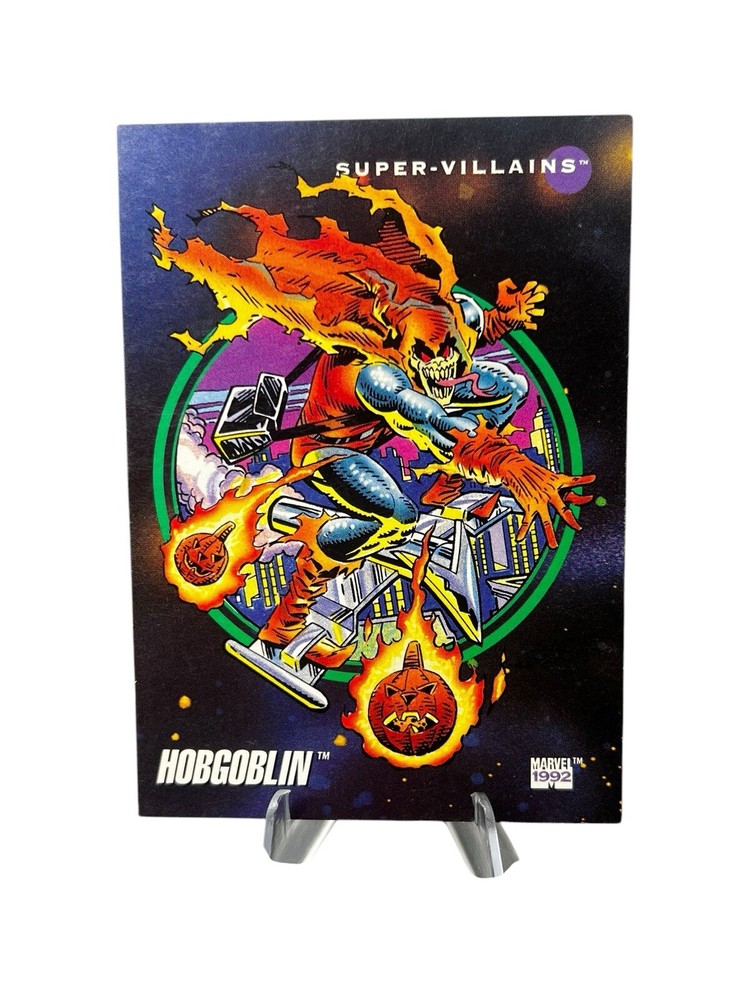 Marvel Impel 1992 Hobgoblin Super-Villains Card 121 Series 3 MCU Spider-Man