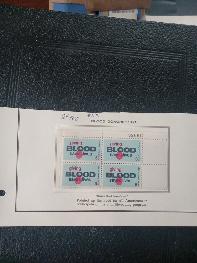 USA Plate Block Stamps Mint Never Hailed