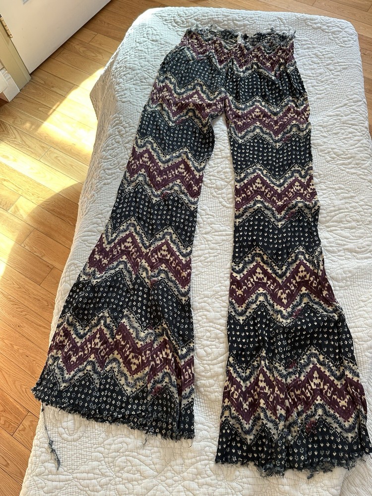 Free People Vintage Wide Leg Pants Boho Style